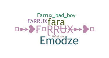 उपनाम - Farrux