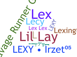 उपनाम - lexy