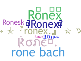 उपनाम - Ronex