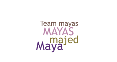 उपनाम - mayas