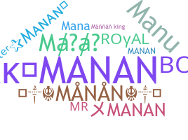 उपनाम - Manan