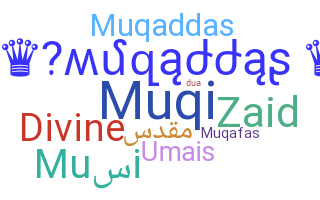 उपनाम - muqaddas