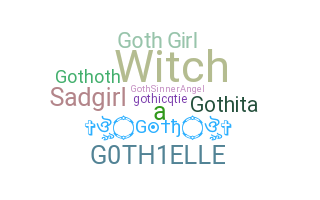 उपनाम - Goth