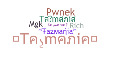 उपनाम - Tazmania
