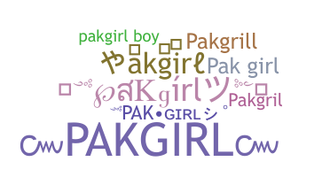 उपनाम - Pakgirl