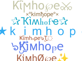 उपनाम - kimhope