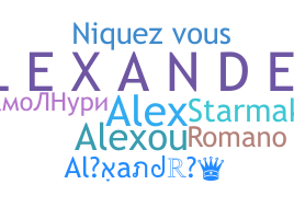 उपनाम - Alexandre