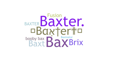 उपनाम - Baxter