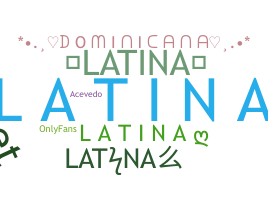 उपनाम - Latina