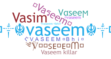 उपनाम - Vaseem