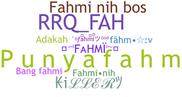 उपनाम - Fahmi