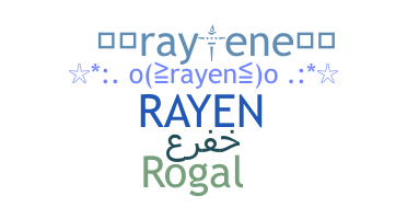 उपनाम - rayene