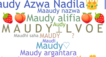 उपनाम - maudy