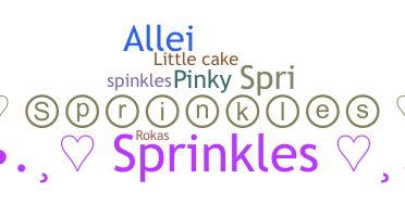 उपनाम - Sprinkles
