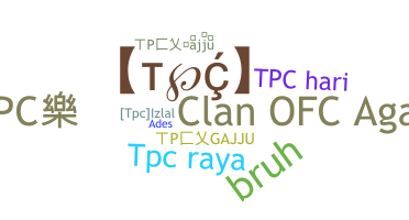 उपनाम - TPC