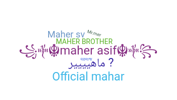 उपनाम - Maher