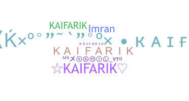 उपनाम - kaifarik