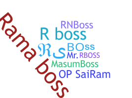 उपनाम - rboss