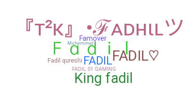 उपनाम - Fadil