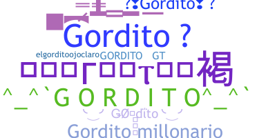 उपनाम - Gordito