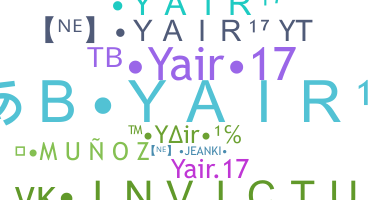 उपनाम - yair17