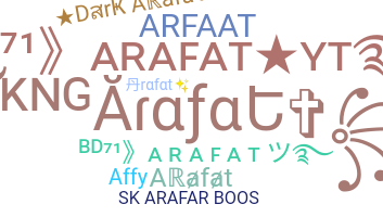 उपनाम - Arafat