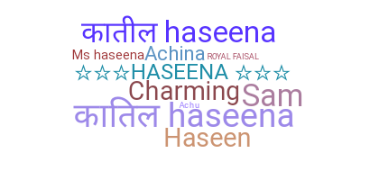 उपनाम - Haseena