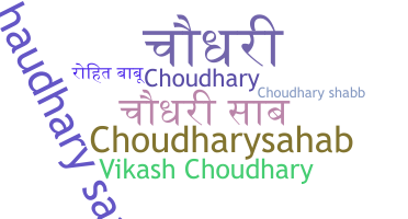 उपनाम - Choudharysaab