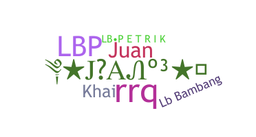 उपनाम - lbp