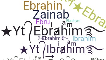 उपनाम - Ebrahim