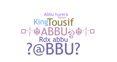 उपनाम - abbu
