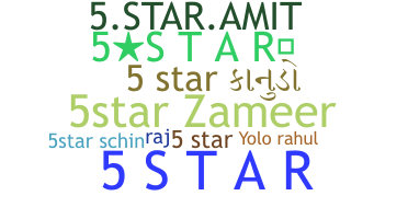 उपनाम - 5star
