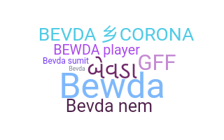 उपनाम - BEVDA