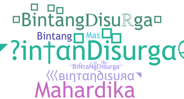 उपनाम - BintangDisurga