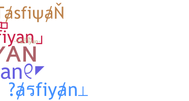 उपनाम - Tasfiyan