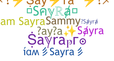 उपनाम - Sayra