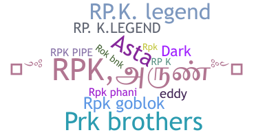 उपनाम - RPK