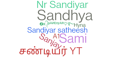 उपनाम - Sandiyar