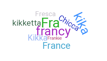 उपनाम - Francesca