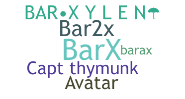 उपनाम - Barx