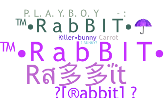 उपनाम - rabbit