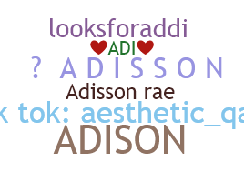 उपनाम - Adisson