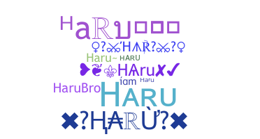 उपनाम - Haru