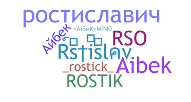उपनाम - Rostislav