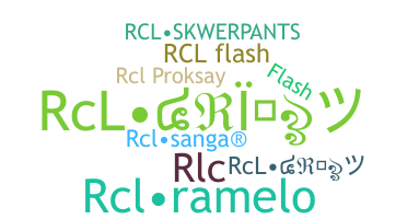 उपनाम - RCL