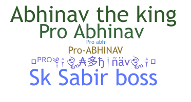 उपनाम - ProAbhinav