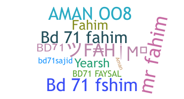 उपनाम - Bd71Fahim