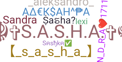 उपनाम - Sasha