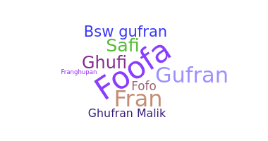 उपनाम - Ghufran