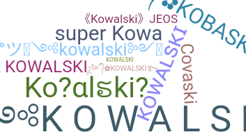 उपनाम - Kowalski
